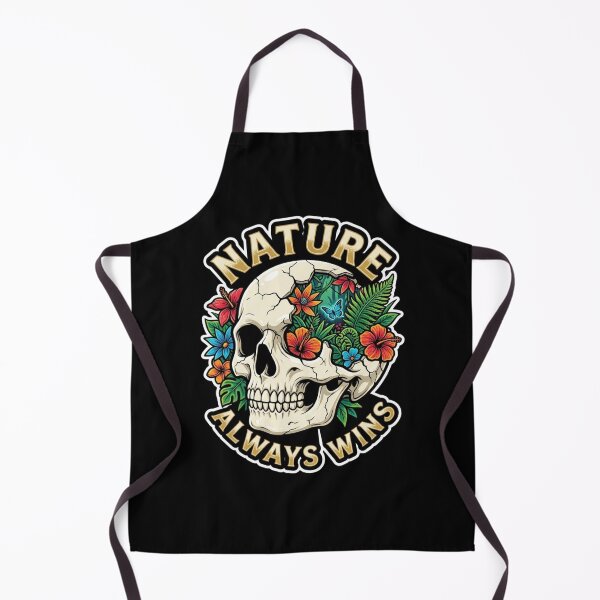 Item preview, Nature Always Wins Human Skull Tropical Biome designed and sold by Rahaf-shop9.