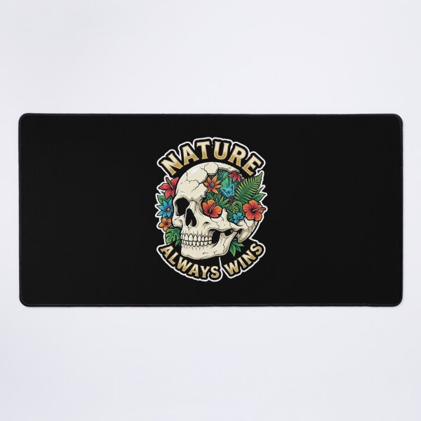 Item preview, Nature Always Wins Human Skull Tropical Biome designed and sold by Rahaf-shop9.