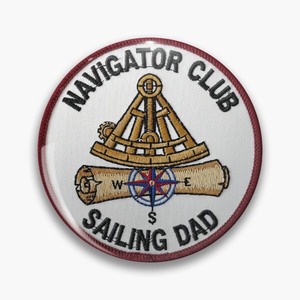 Item preview, Navigator Club Sailing Dad Patch designed and sold by Teeny Quities.
