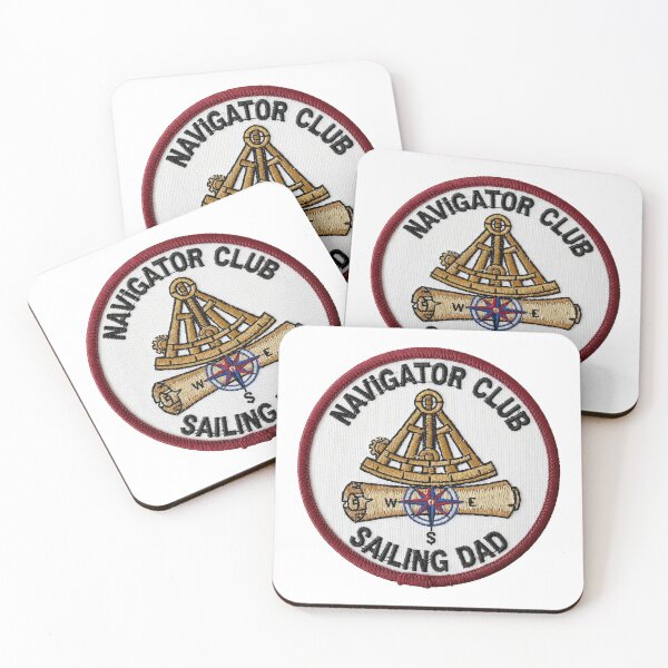 Item preview, Navigator Club Sailing Dad Patch designed and sold by Teeny Quities.