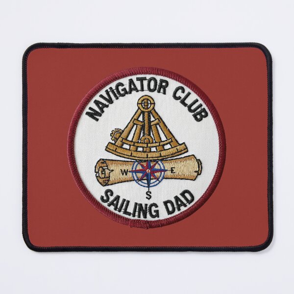 Item preview, Navigator Club Sailing Dad Patch designed and sold by Teeny Quities.
