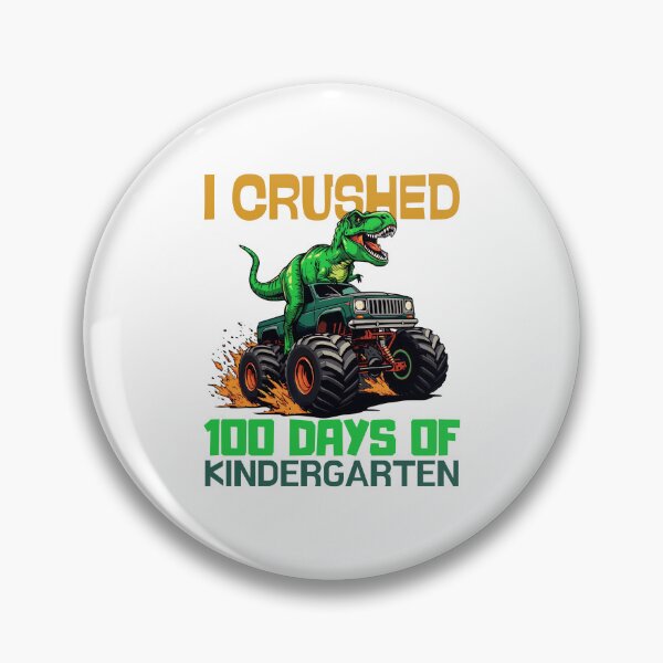 Item preview, I Crushed 100 Days of Kindergarten designed and sold by FreeArt2.