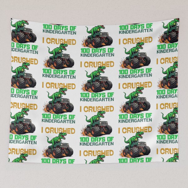 Item preview, I Crushed 100 Days of Kindergarten designed and sold by FreeArt2.