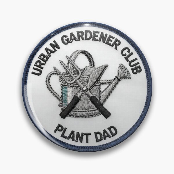 Item preview, Urban Gardener Club Plant Dad Patch designed and sold by Teeny Quities.