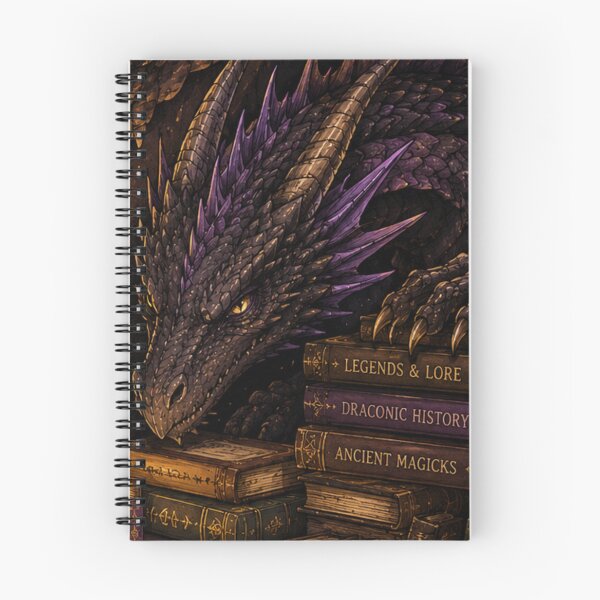 Item preview, Dragon - Book Hoarding designed and sold by Midnight-Moss.