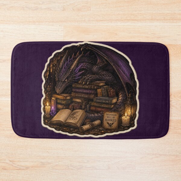 Item preview, Dragon - Book Hoarding designed and sold by Midnight-Moss.
