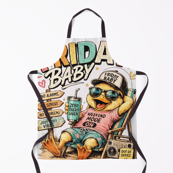 Item preview, Friday Baby Zero Ducks Given Weekend Mode Funny Graphic Tee designed and sold by 18 Life Outlaw.