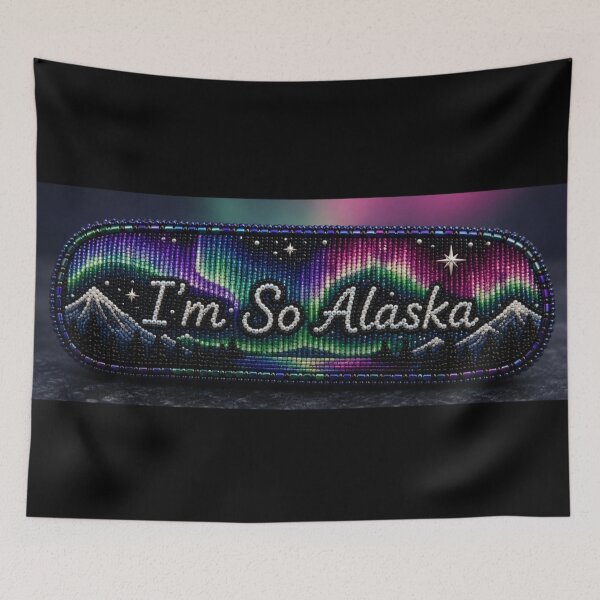 Item preview, I'm So Alaska Beaded Hair Clip designed and sold by YahnaKay.