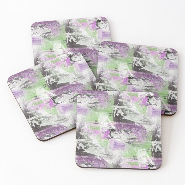 Item preview, Landscape Abstract in Mauve and Green designed and sold by Artistestella.