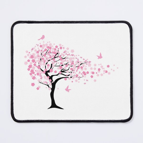 Item preview, Cherry Blossom Tree with Birds designed and sold by MagnoliaLake.