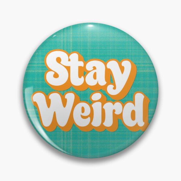 Item preview, Stay Weird Retro Typography designed and sold by Moosley Studio.