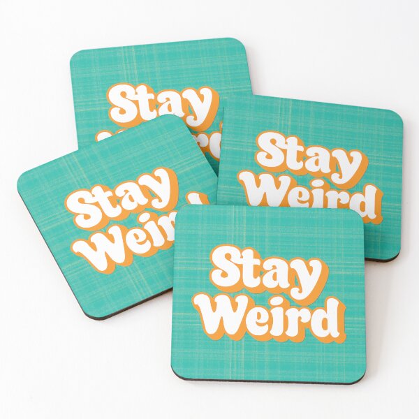 Item preview, Stay Weird Retro Typography designed and sold by Moosley Studio.