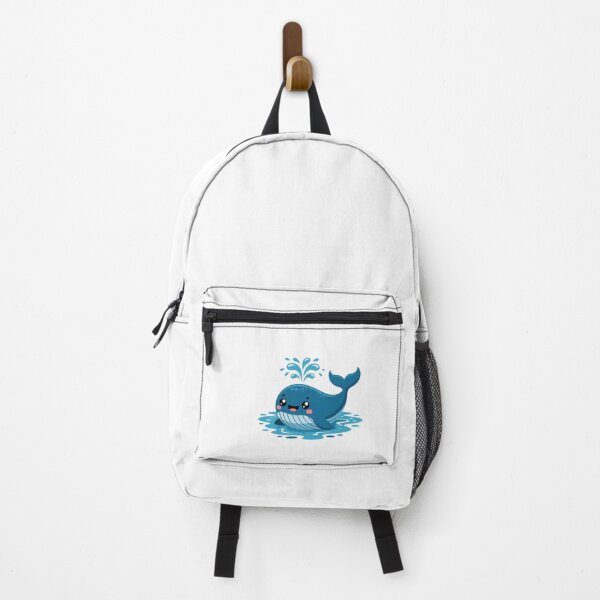 Item preview, Joyful Splash: Cute Smiling Blue Whale Cartoon designed and sold by AbanoubStore.