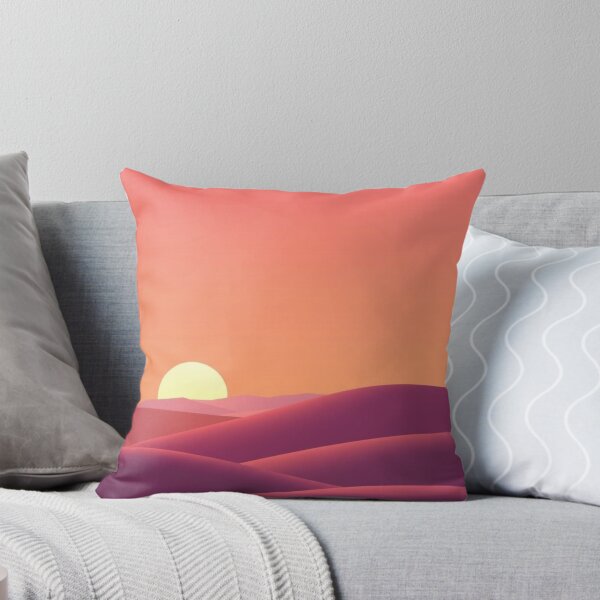 Item preview, Minimalist Desert Sunset Dunes Landscape Art designed and sold by EllDAV777.