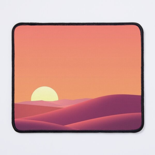 Item preview, Minimalist Desert Sunset Dunes Landscape Art designed and sold by EllDAV777.
