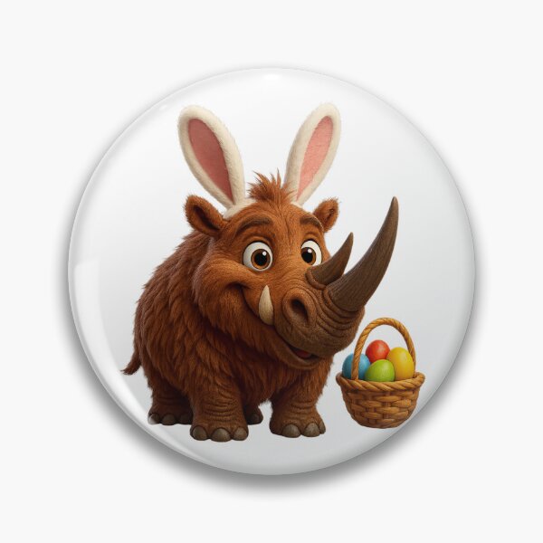 Item preview, Easter Woolly Rhinoceros designed and sold by Sillytoe.