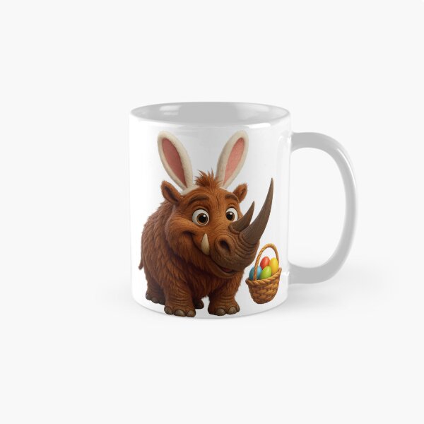Item preview, Easter Woolly Rhinoceros designed and sold by Sillytoe.