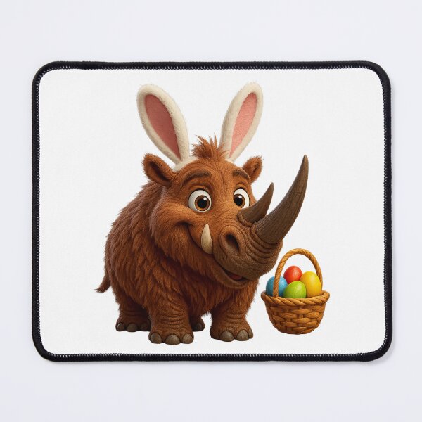 Item preview, Easter Woolly Rhinoceros designed and sold by Sillytoe.