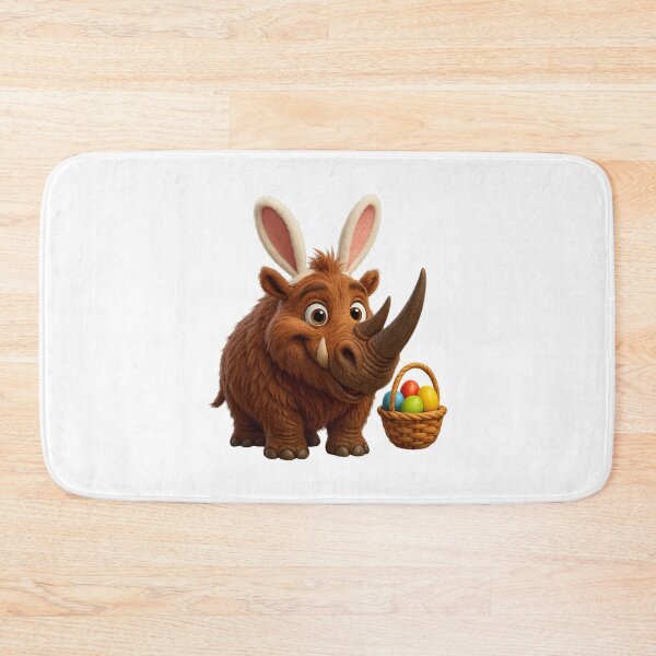 Item preview, Easter Woolly Rhinoceros designed and sold by Sillytoe.