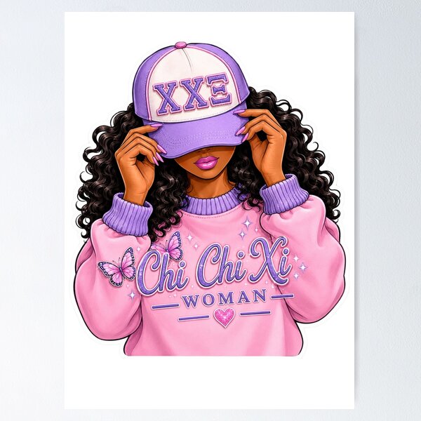 Item preview, Chi Chi Xi Woman designed and sold by MadeForMySorors.