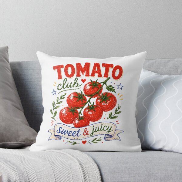 Item preview, Tomato Club Sweet & Juicy Retro Graphic | Funny Tomato Lover Club Design | Vintage Style Tomato Patch Art | Cute Garden Club Tomato Illustration | Sweet & Juicy Red Tomato Art designed and sold by Noe Mill.