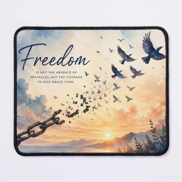 Item preview, Freedom Rising Above Obstacles Inspirational designed and sold by NaphDesigns.