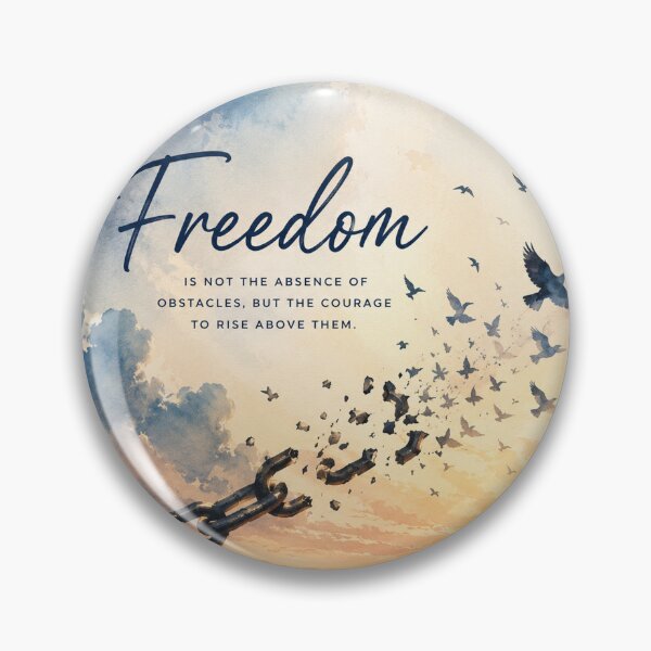 Item preview, Freedom Rising Above Obstacles Inspirational designed and sold by NaphDesigns.