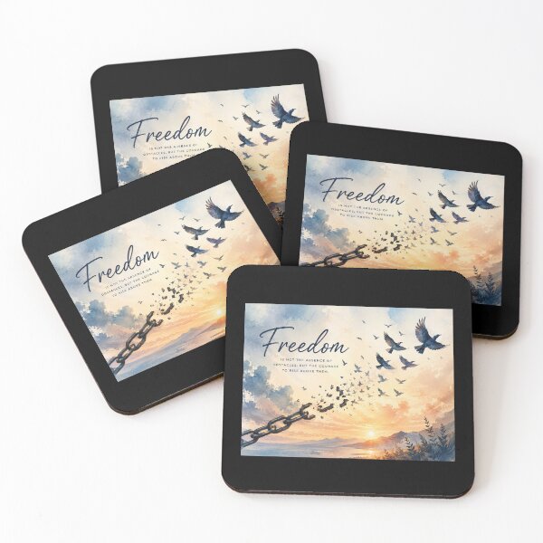 Item preview, Freedom Rising Above Obstacles Inspirational designed and sold by NaphDesigns.