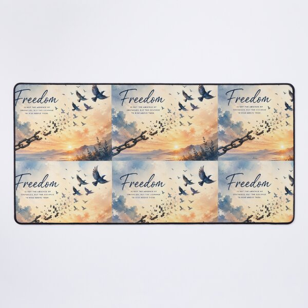 Item preview, Freedom Rising Above Obstacles Inspirational designed and sold by NaphDesigns.