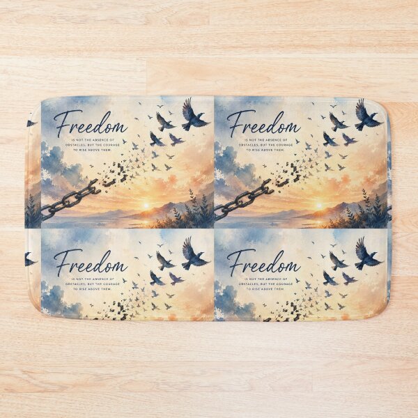 Item preview, Freedom Rising Above Obstacles Inspirational designed and sold by NaphDesigns.