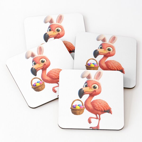 Item preview, Easter American Flamingo designed and sold by Sillytoe.