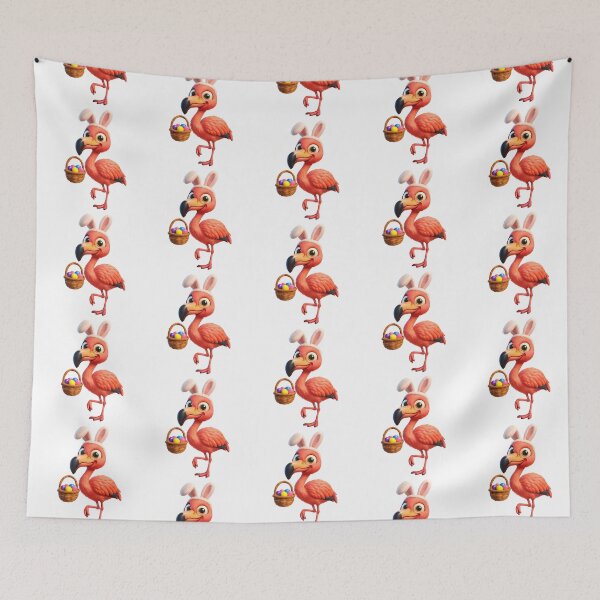 Item preview, Easter American Flamingo designed and sold by Sillytoe.