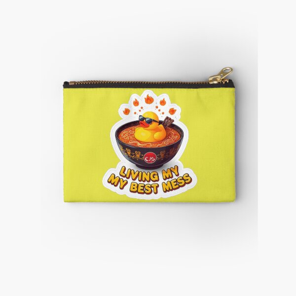Item preview, Funny Rubber Duck Living My Best Mess designed and sold by MoodPeel_ .