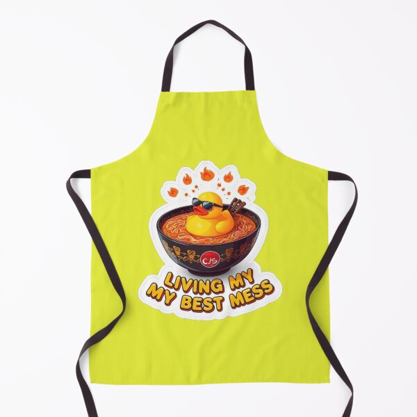 Item preview, Funny Rubber Duck Living My Best Mess designed and sold by MoodPeel_ .