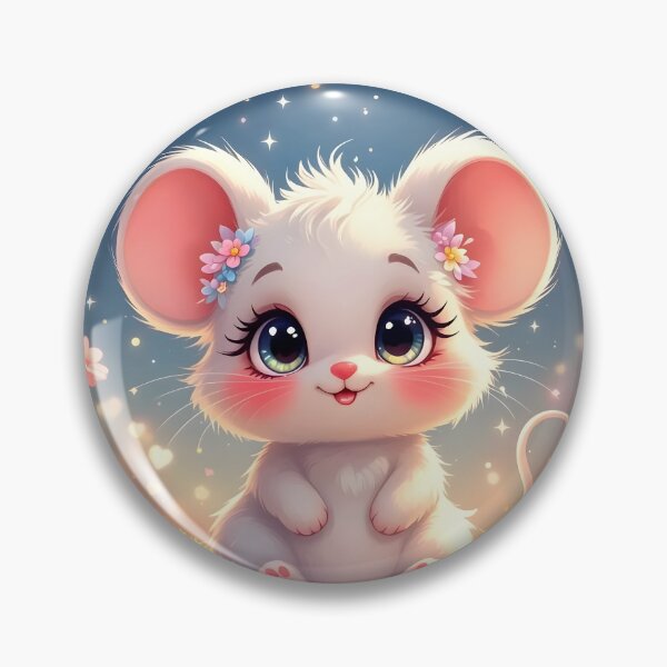 Item preview, Magical Baby Mouse in a Starlit Flower Garden designed and sold by Dragonfly-Magic.