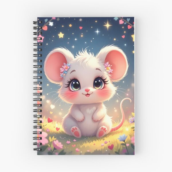 Item preview, Magical Baby Mouse in a Starlit Flower Garden designed and sold by Dragonfly-Magic.