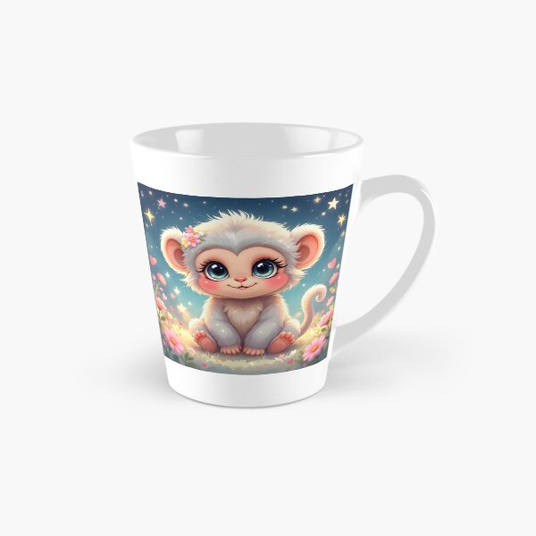 Item preview, Magical Baby Monkey in a Starlit Flower Garden designed and sold by Dragonfly-Magic.