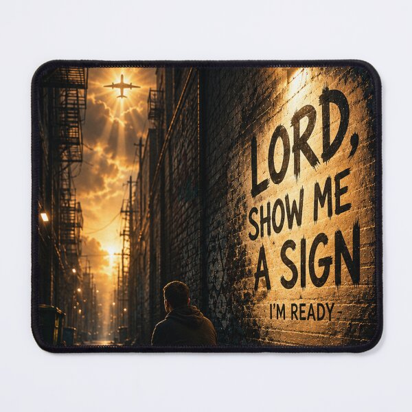 Item preview, Lord Show Me A Sign Urban Faith Art designed and sold by AnimalAirtistry.