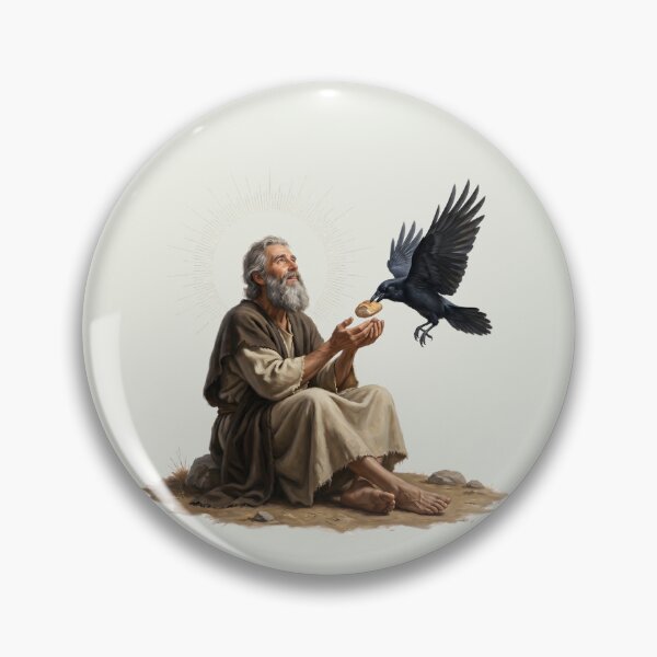 Item preview, Prophet Elijah Fed By Raven designed and sold by RRRShop.