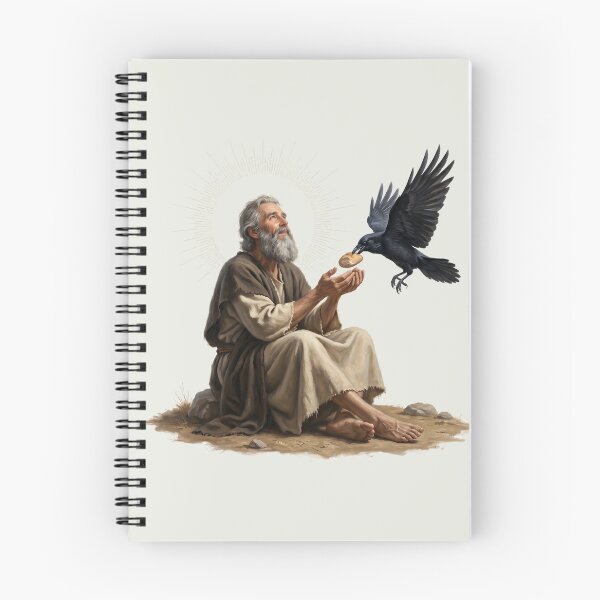 Artikelvorschau, Der Prophet Elias wurde von einem Raben genährt entworfen und verkauft von RRRShop.