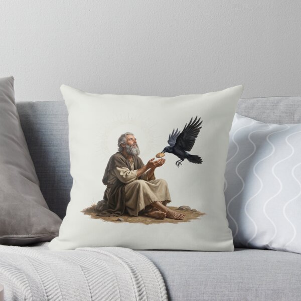 Item preview, Prophet Elijah Fed By Raven designed and sold by RRRShop.