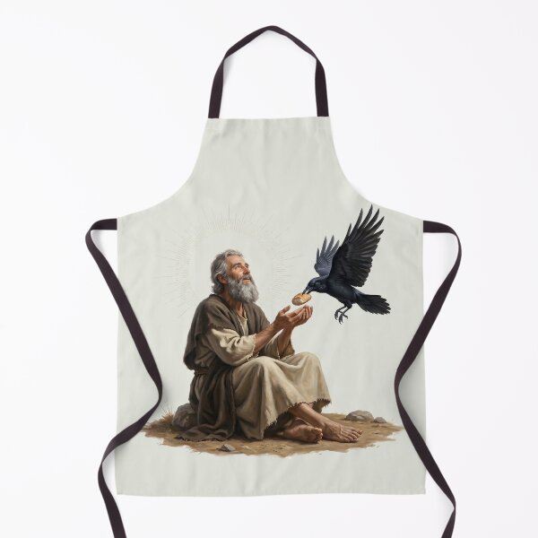 Item preview, Prophet Elijah Fed By Raven designed and sold by RRRShop.