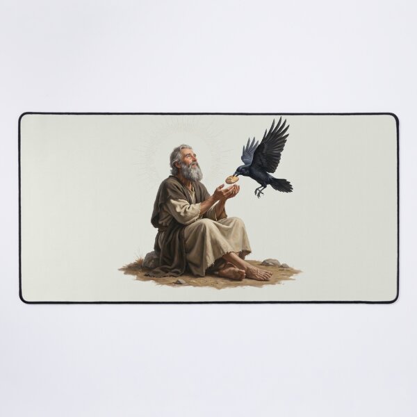 Item preview, Prophet Elijah Fed By Raven designed and sold by RRRShop.