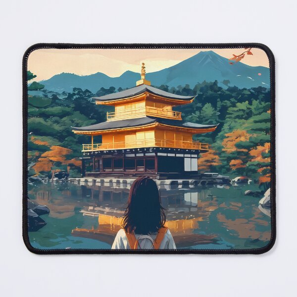 Item preview, Dreamy Anime Journey to Kinkaku-ji designed and sold by JacksoonLester.