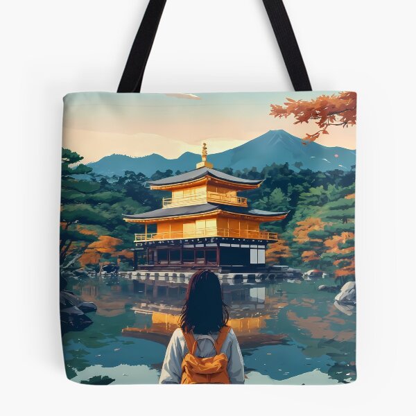 Item preview, Dreamy Anime Journey to Kinkaku-ji designed and sold by JacksoonLester.