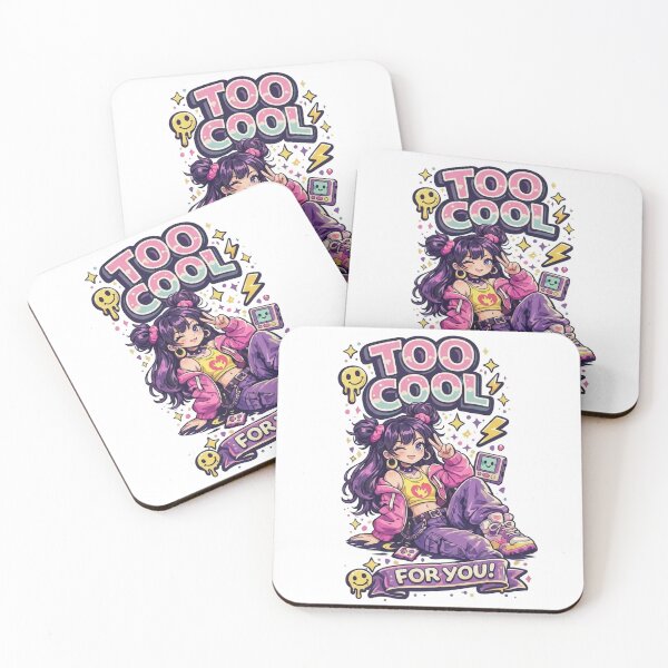 Item preview, Too Cool For You Y2K Anime Aesthetic designed and sold by Ahmedsyde.
