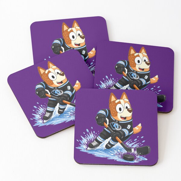 Item preview, Orange Hockey Pup Sticker designed and sold by Vince-Bradley.