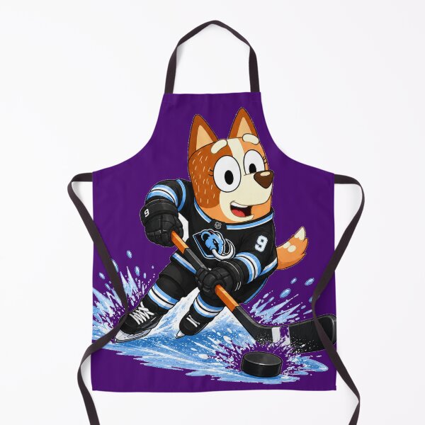 Item preview, Orange Hockey Pup Sticker designed and sold by Vince-Bradley.