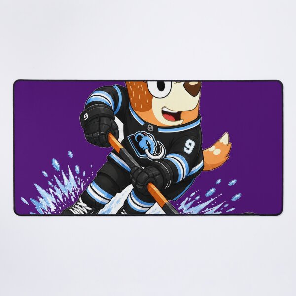 Item preview, Orange Hockey Pup Sticker designed and sold by Vince-Bradley.