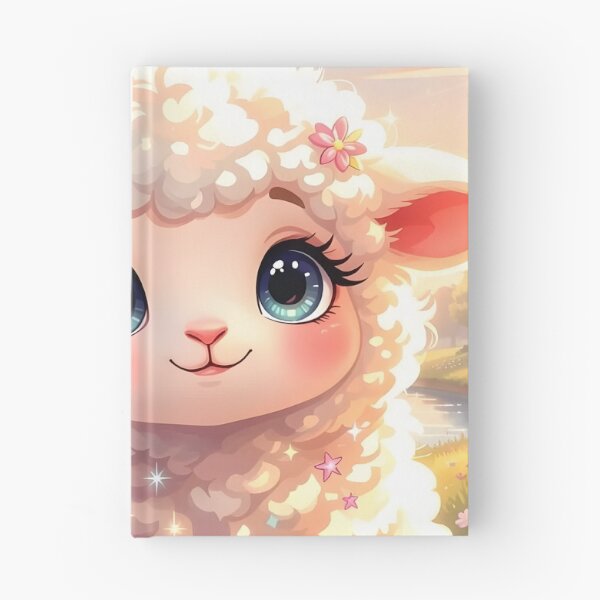 Item preview, Sparkly Baby Lamb in a Sunny Flower Meadow designed and sold by Dragonfly-Magic.